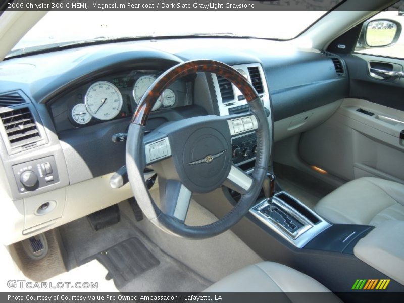 Magnesium Pearlcoat / Dark Slate Gray/Light Graystone 2006 Chrysler 300 C HEMI