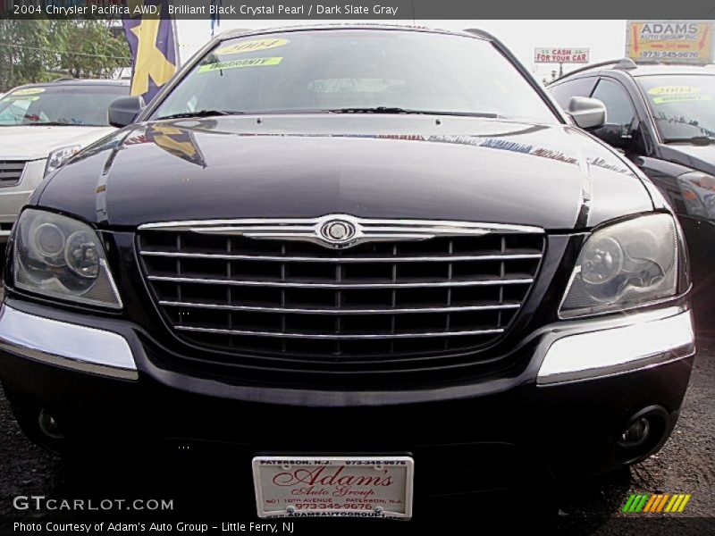 Brilliant Black Crystal Pearl / Dark Slate Gray 2004 Chrysler Pacifica AWD