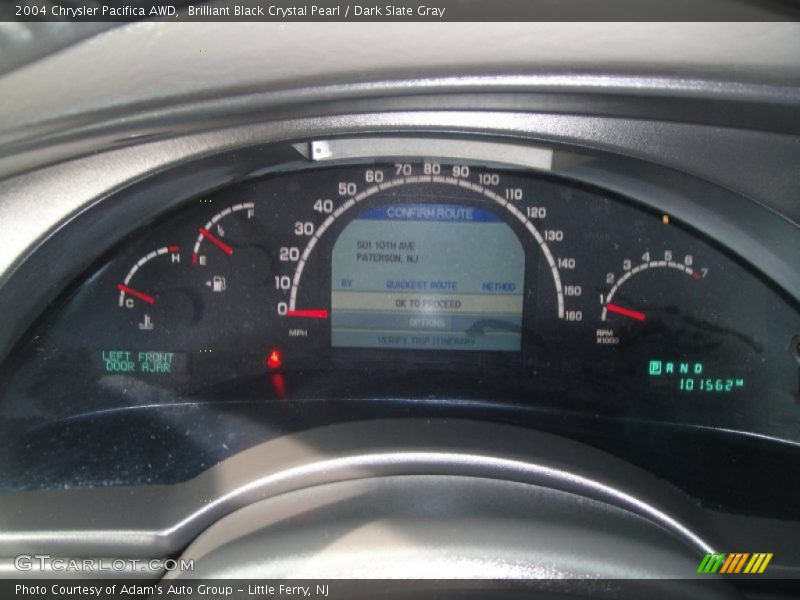 Brilliant Black Crystal Pearl / Dark Slate Gray 2004 Chrysler Pacifica AWD