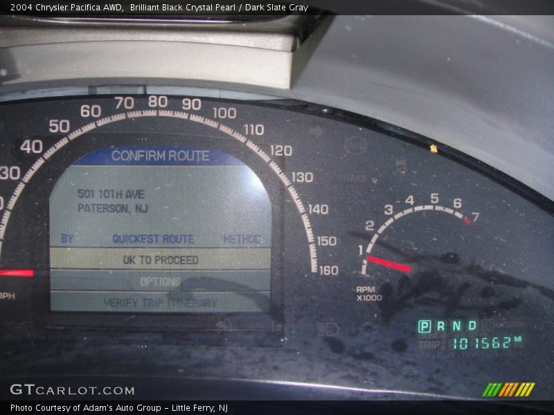Brilliant Black Crystal Pearl / Dark Slate Gray 2004 Chrysler Pacifica AWD