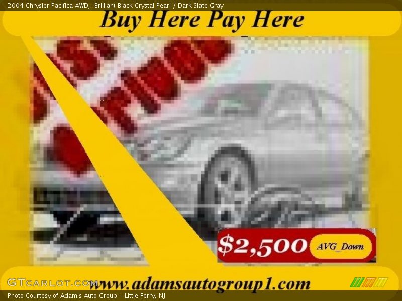 Brilliant Black Crystal Pearl / Dark Slate Gray 2004 Chrysler Pacifica AWD