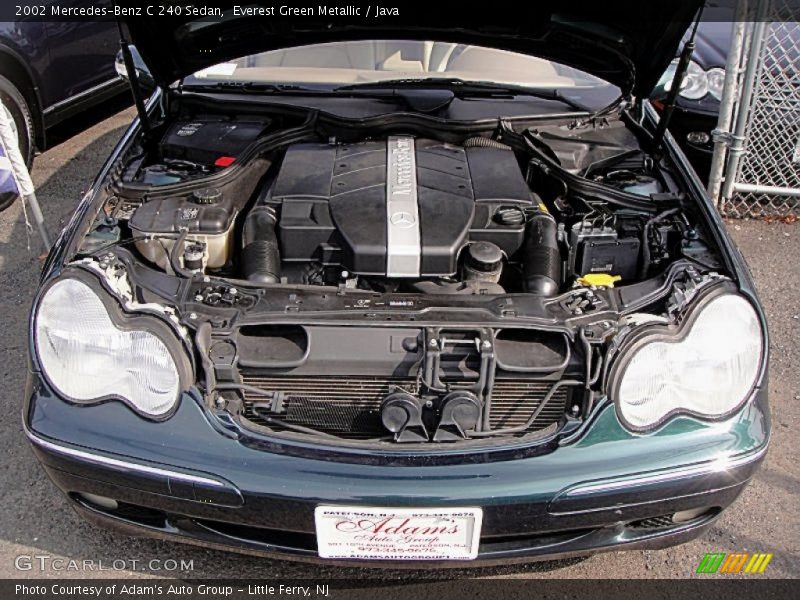 Everest Green Metallic / Java 2002 Mercedes-Benz C 240 Sedan