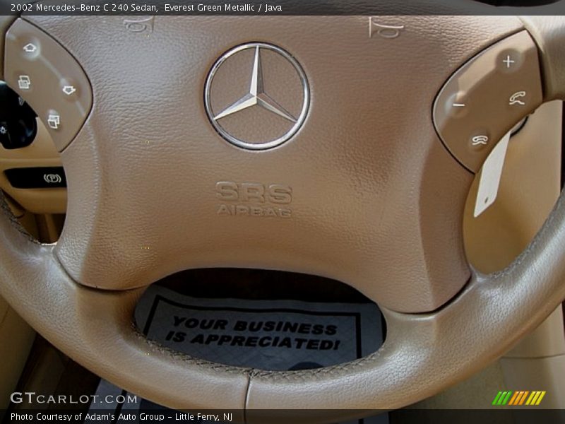 Everest Green Metallic / Java 2002 Mercedes-Benz C 240 Sedan