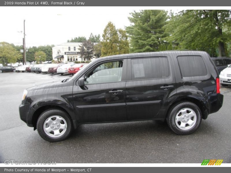 Formal Black / Gray 2009 Honda Pilot LX 4WD