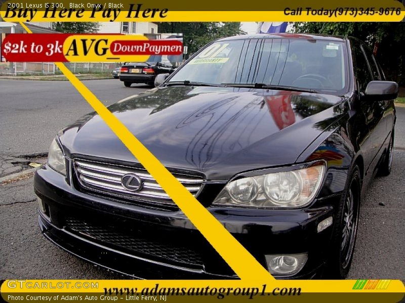 Black Onyx / Black 2001 Lexus IS 300