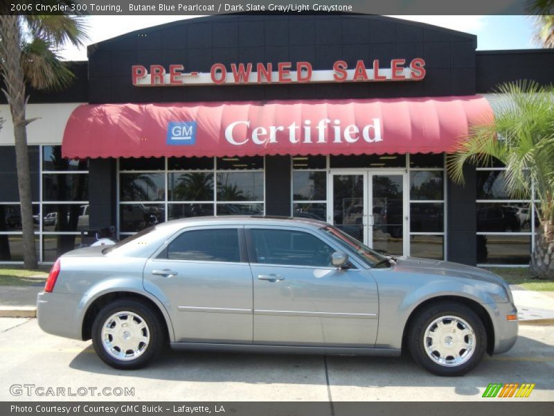 Butane Blue Pearlcoat / Dark Slate Gray/Light Graystone 2006 Chrysler 300 Touring