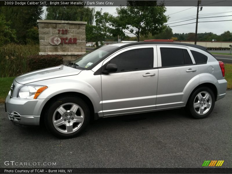 Bright Silver Metallic / Dark Slate Gray 2009 Dodge Caliber SXT