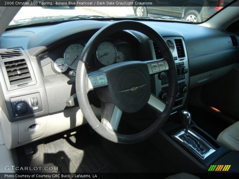 Butane Blue Pearlcoat / Dark Slate Gray/Light Graystone 2006 Chrysler 300 Touring