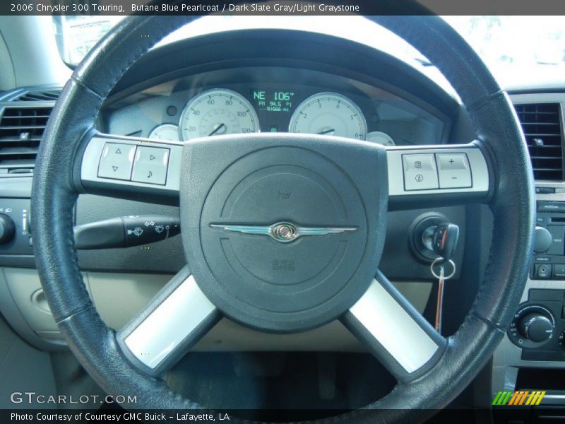 Butane Blue Pearlcoat / Dark Slate Gray/Light Graystone 2006 Chrysler 300 Touring