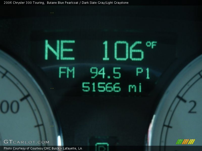 Butane Blue Pearlcoat / Dark Slate Gray/Light Graystone 2006 Chrysler 300 Touring