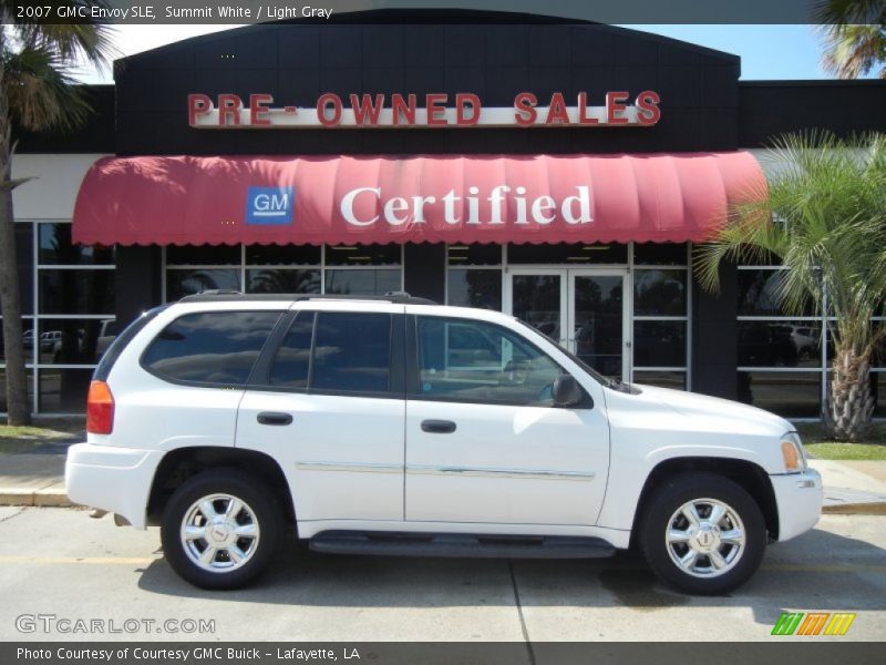 Summit White / Light Gray 2007 GMC Envoy SLE