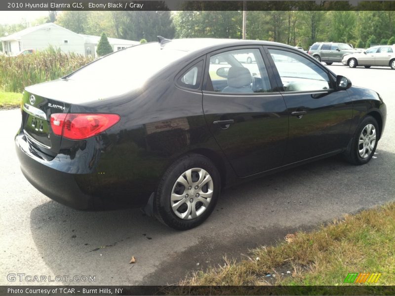 Ebony Black / Gray 2010 Hyundai Elantra GLS