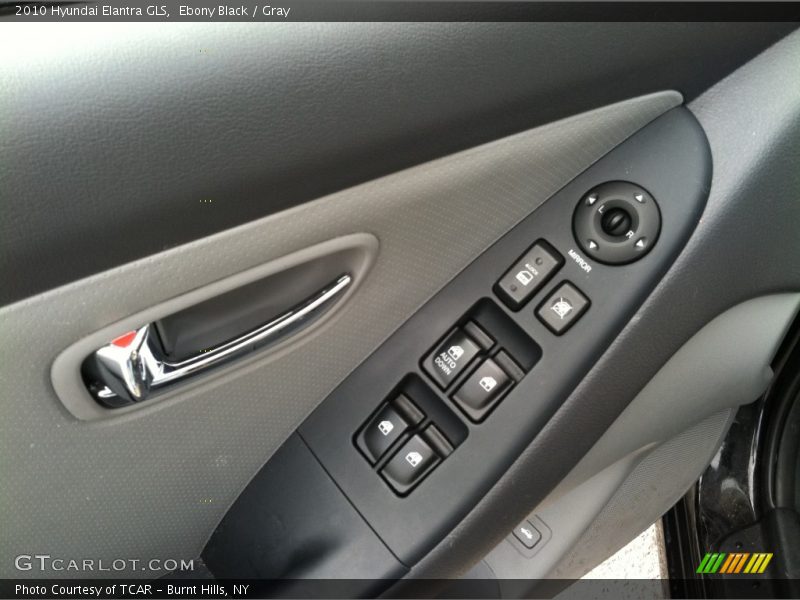 Ebony Black / Gray 2010 Hyundai Elantra GLS