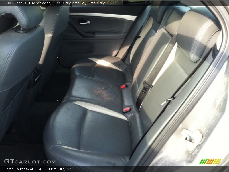 Steel Gray Metallic / Slate Gray 2004 Saab 9-3 Aero Sedan