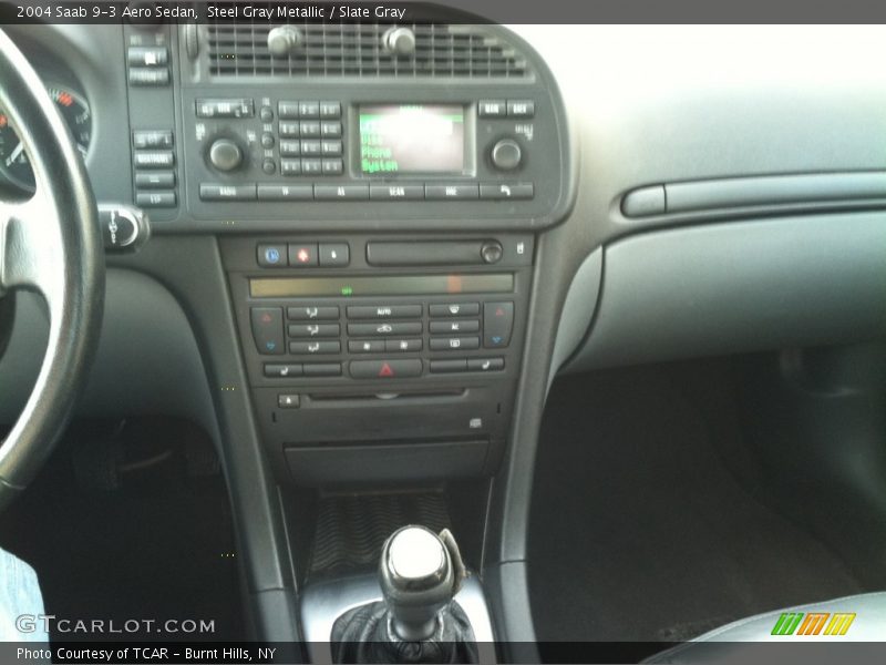 Steel Gray Metallic / Slate Gray 2004 Saab 9-3 Aero Sedan