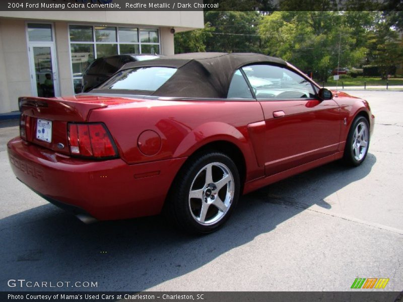 Redfire Metallic / Dark Charcoal 2004 Ford Mustang Cobra Convertible