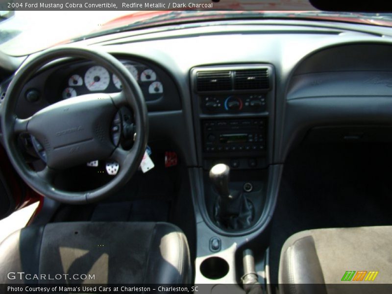 Redfire Metallic / Dark Charcoal 2004 Ford Mustang Cobra Convertible