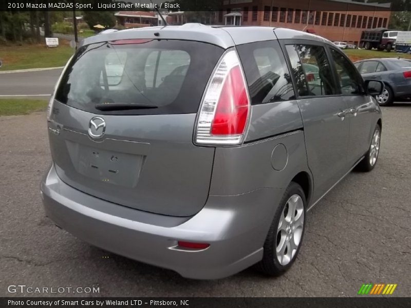 Liquid Silver Metallic / Black 2010 Mazda MAZDA5 Sport