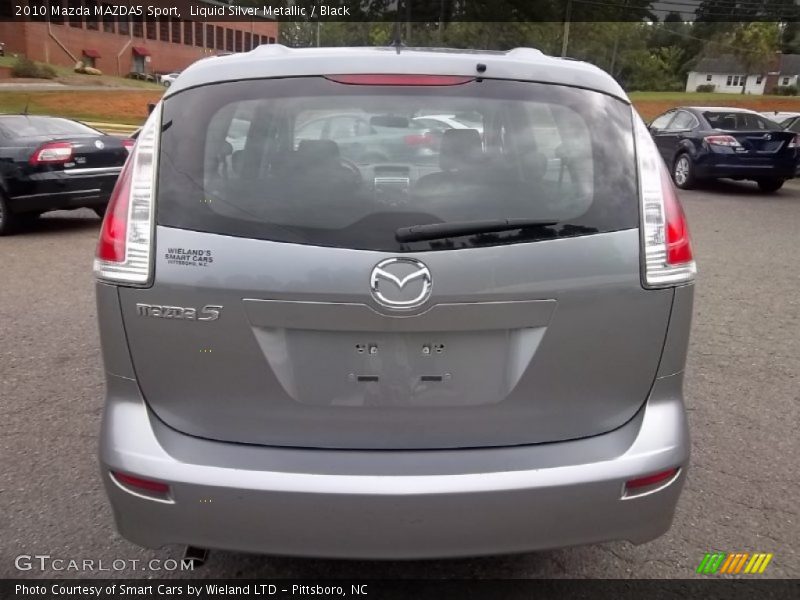 Liquid Silver Metallic / Black 2010 Mazda MAZDA5 Sport