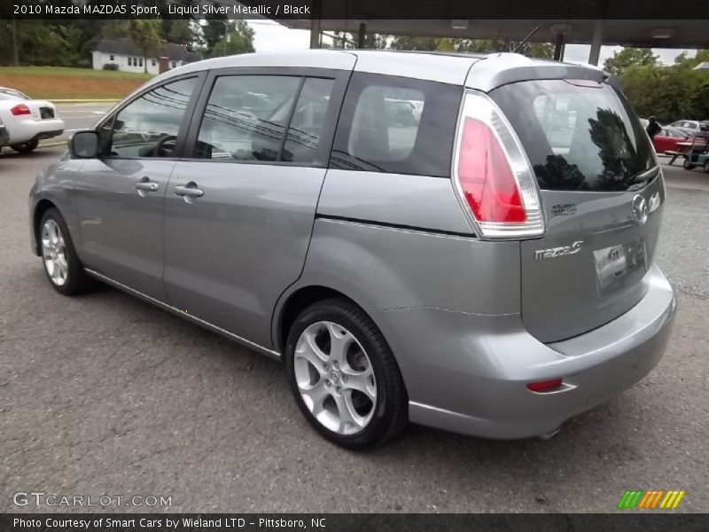 Liquid Silver Metallic / Black 2010 Mazda MAZDA5 Sport
