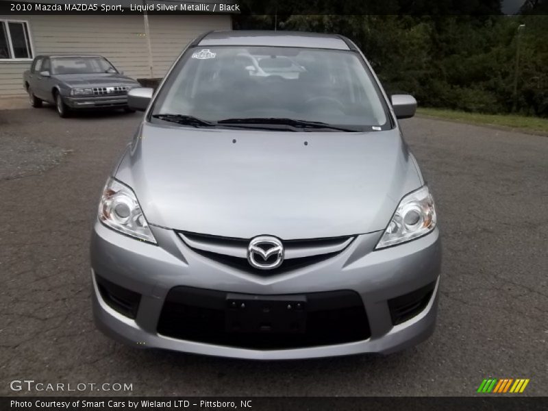 Liquid Silver Metallic / Black 2010 Mazda MAZDA5 Sport