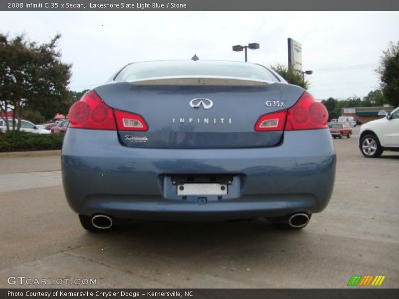 Lakeshore Slate Light Blue / Stone 2008 Infiniti G 35 x Sedan