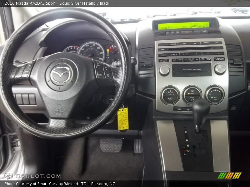 Dashboard of 2010 MAZDA5 Sport