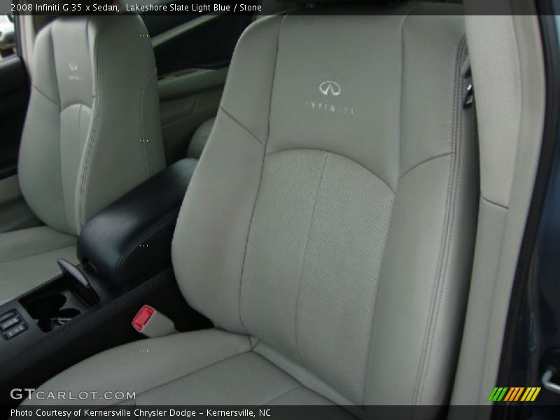 Lakeshore Slate Light Blue / Stone 2008 Infiniti G 35 x Sedan