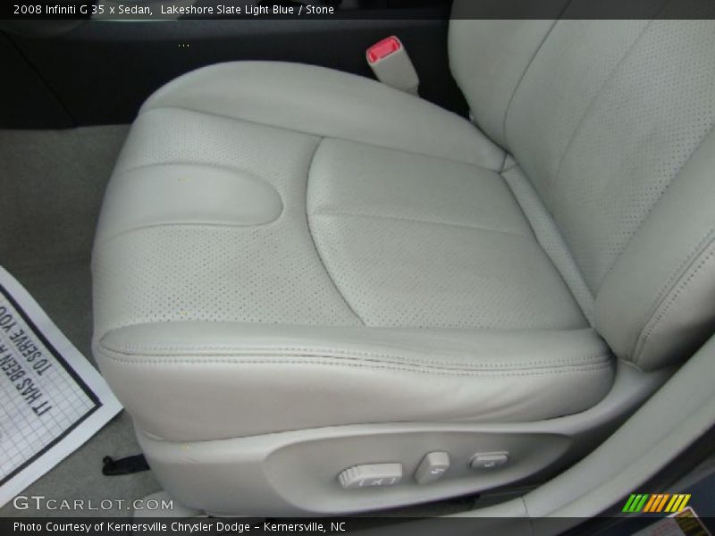 Lakeshore Slate Light Blue / Stone 2008 Infiniti G 35 x Sedan