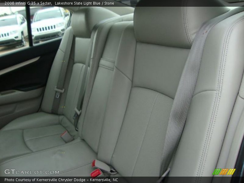 Lakeshore Slate Light Blue / Stone 2008 Infiniti G 35 x Sedan
