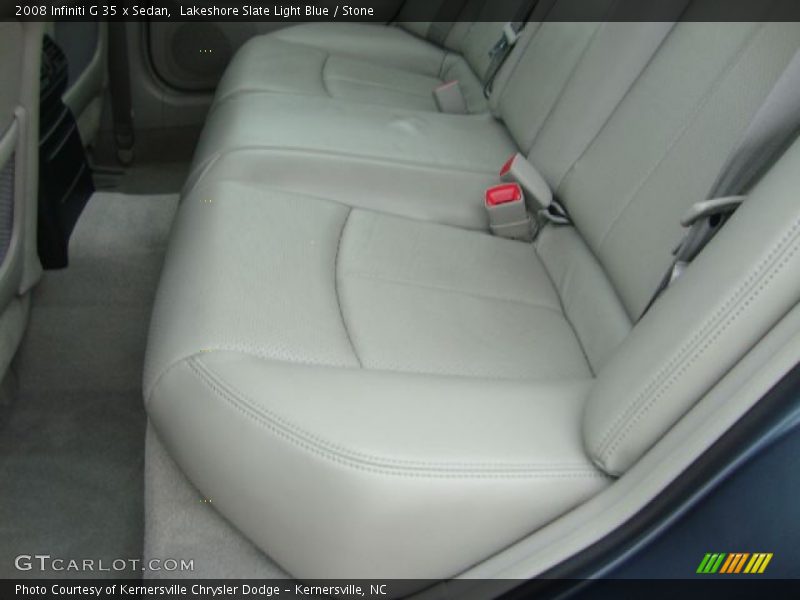 Lakeshore Slate Light Blue / Stone 2008 Infiniti G 35 x Sedan