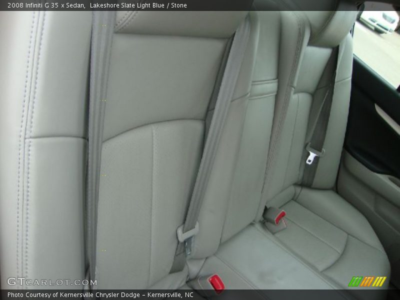 Lakeshore Slate Light Blue / Stone 2008 Infiniti G 35 x Sedan