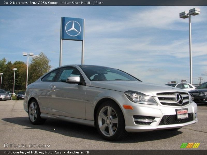 Iridium Silver Metallic / Black 2012 Mercedes-Benz C 250 Coupe