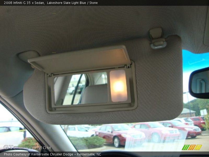 Lakeshore Slate Light Blue / Stone 2008 Infiniti G 35 x Sedan