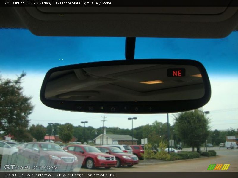 Lakeshore Slate Light Blue / Stone 2008 Infiniti G 35 x Sedan