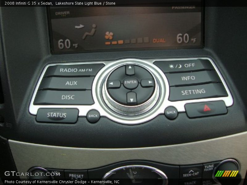 Lakeshore Slate Light Blue / Stone 2008 Infiniti G 35 x Sedan