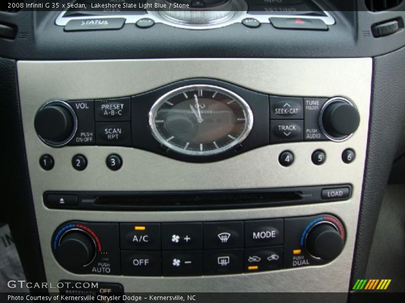 Lakeshore Slate Light Blue / Stone 2008 Infiniti G 35 x Sedan