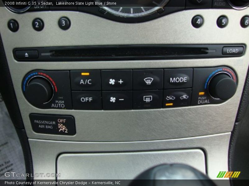 Lakeshore Slate Light Blue / Stone 2008 Infiniti G 35 x Sedan