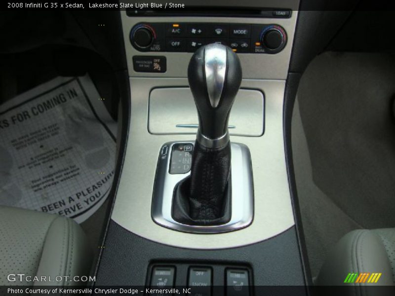 Lakeshore Slate Light Blue / Stone 2008 Infiniti G 35 x Sedan