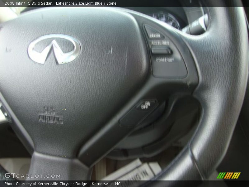 Lakeshore Slate Light Blue / Stone 2008 Infiniti G 35 x Sedan
