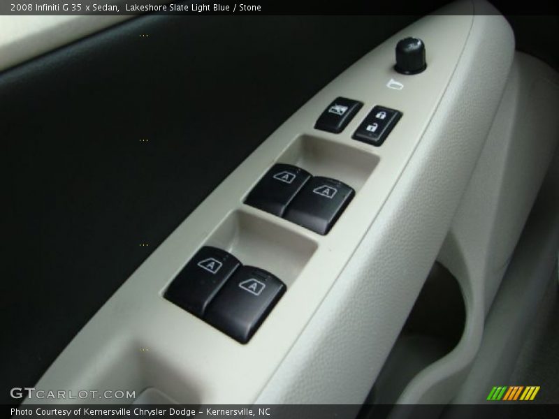 Lakeshore Slate Light Blue / Stone 2008 Infiniti G 35 x Sedan