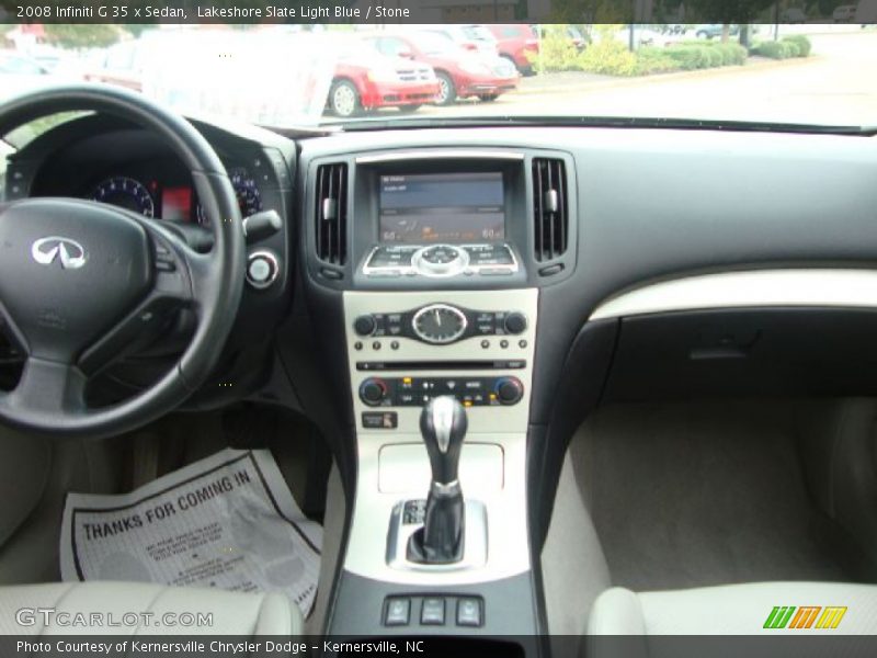 Lakeshore Slate Light Blue / Stone 2008 Infiniti G 35 x Sedan