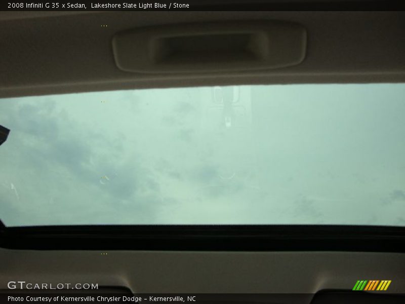 Lakeshore Slate Light Blue / Stone 2008 Infiniti G 35 x Sedan