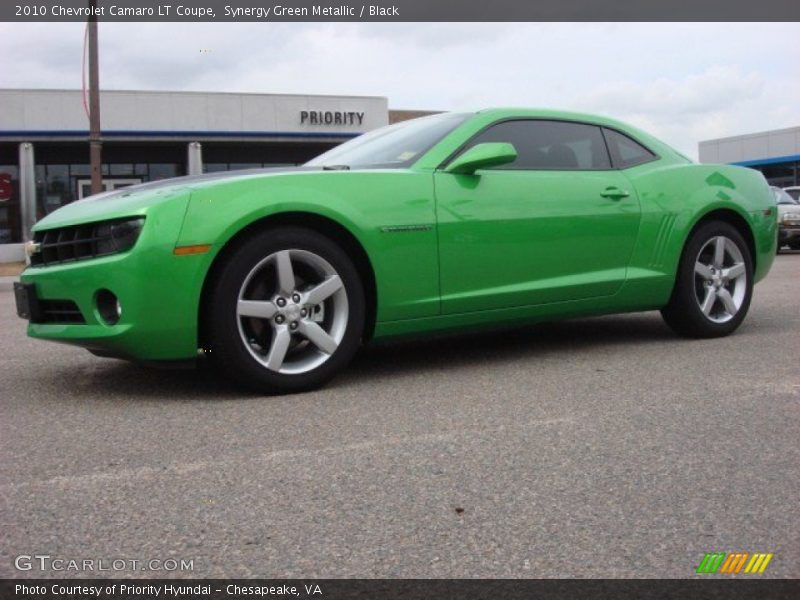 Synergy Green Metallic / Black 2010 Chevrolet Camaro LT Coupe