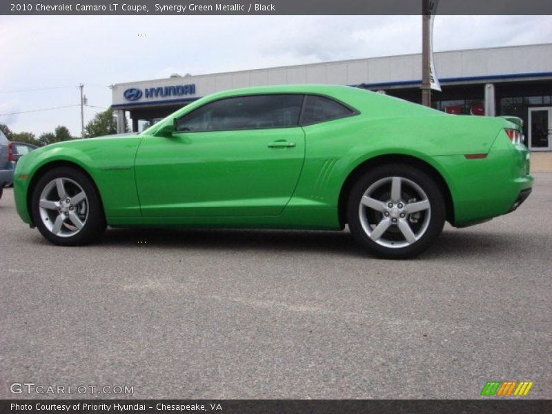 Synergy Green Metallic / Black 2010 Chevrolet Camaro LT Coupe
