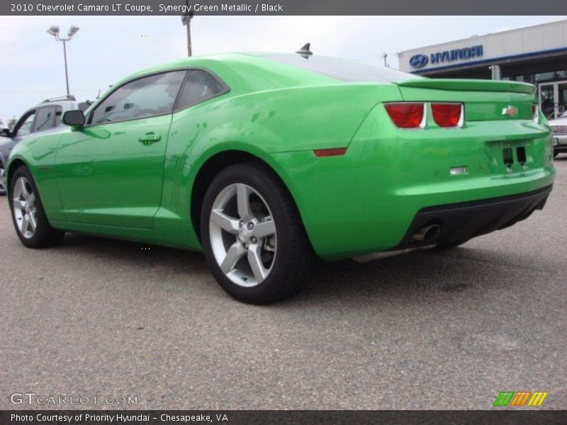 Synergy Green Metallic / Black 2010 Chevrolet Camaro LT Coupe