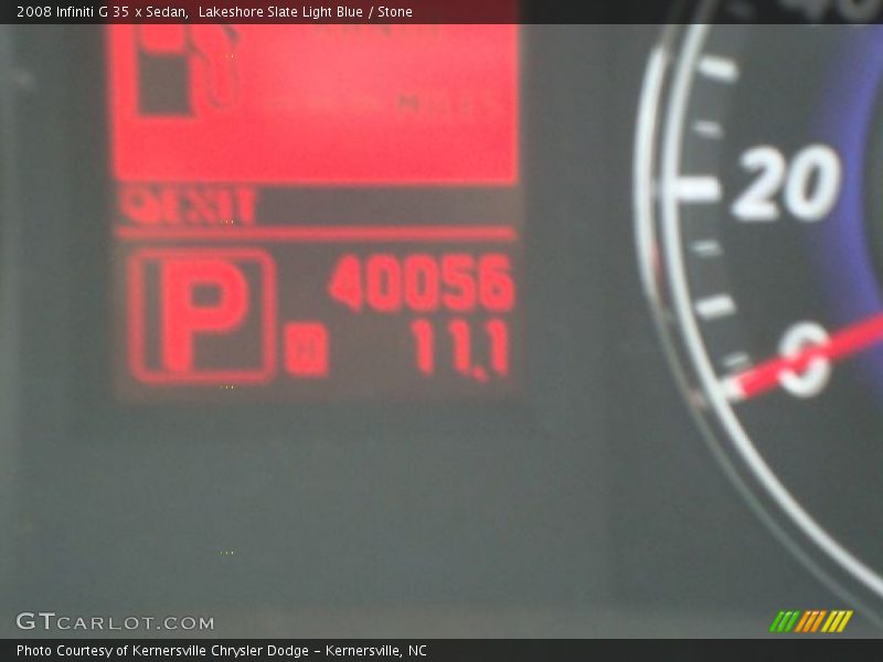 Lakeshore Slate Light Blue / Stone 2008 Infiniti G 35 x Sedan