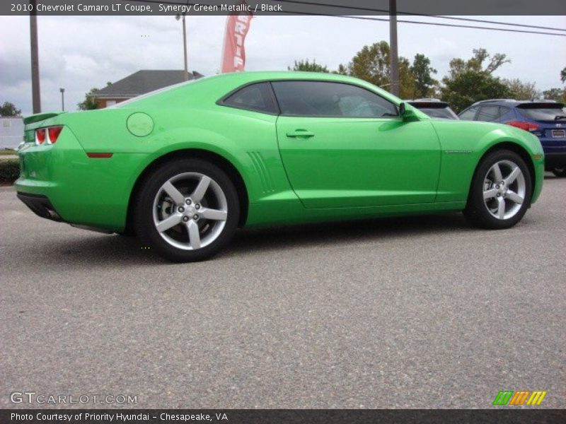Synergy Green Metallic / Black 2010 Chevrolet Camaro LT Coupe