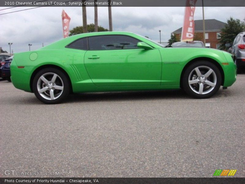 Synergy Green Metallic / Black 2010 Chevrolet Camaro LT Coupe