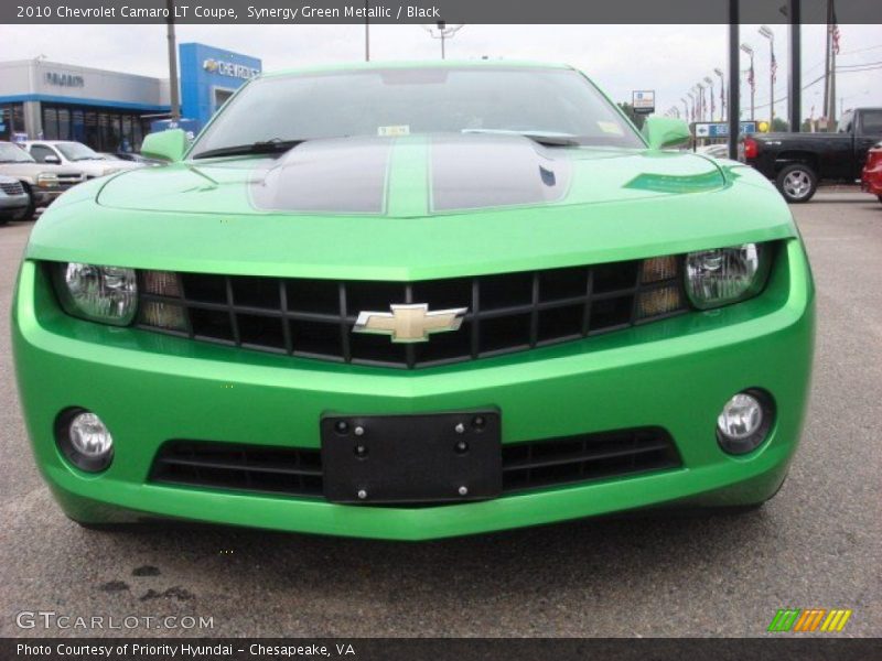 Synergy Green Metallic / Black 2010 Chevrolet Camaro LT Coupe